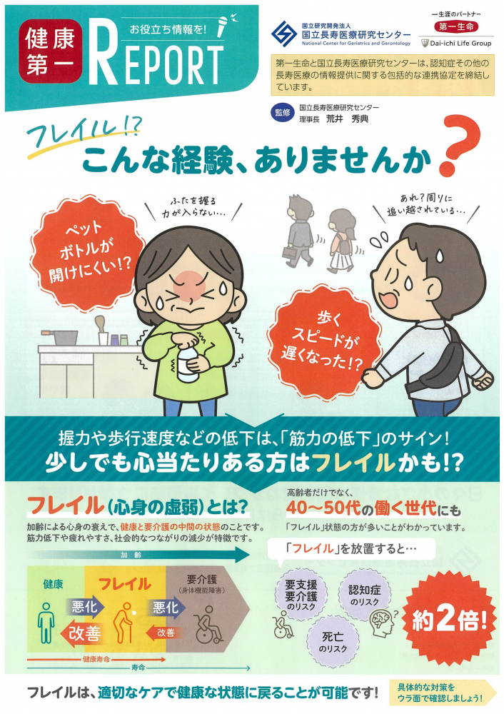 【フレイル⁉️こんな経験ありませんか❓】